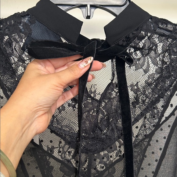 Anthropologie Sheer Top - Picture 4 of 6